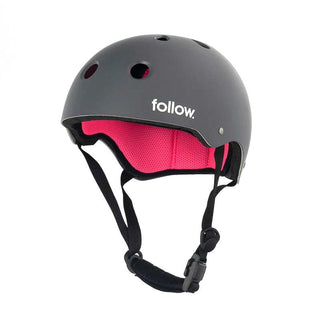 Follow PRO helmet - Charcoal Pink