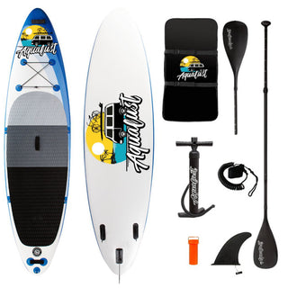 Aqualust 10'6 Inflatable SUP Package – stable and durable paddle board for all skill levels