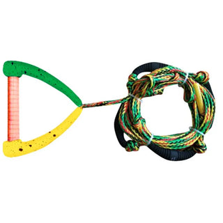 Hyperlite PRO wakesurf handle with Rasta grip