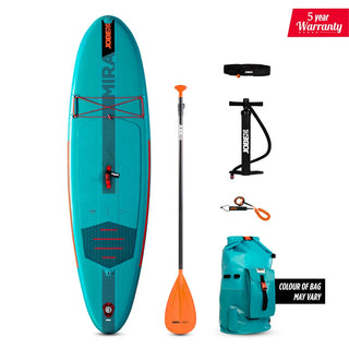 Stable and easy-to-transport Jobe Mira SUP with 5-year warranty