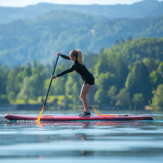 Stable and lightweight Jobe Sena inflatable paddleboard with 5-year warranty