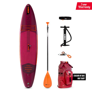 Stable and lightweight Jobe Sena inflatable paddleboard with 5-year warranty