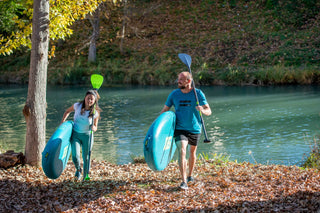 Durable and stable Yarra Teal inflatable paddleboard