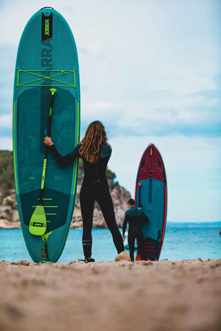 Durable and stable Yarra Teal inflatable paddleboard