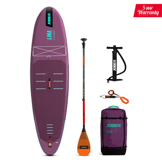 Jobe Aero Lina SUP Board 10.0 Package - Inflatable paddleboard with accessories