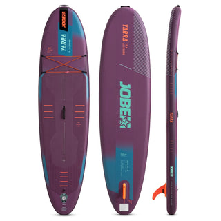 Jobe Aero Yarra SUP Board 10.6 Package - Purple, premium inflatable paddleboard