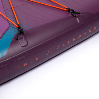 Jobe Aero Yarra SUP Board 10.6 Package - Purple, premium inflatable paddleboard