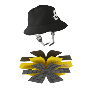 Bangproof Bucket Hat Helmet - Black