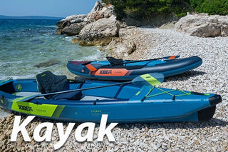 jobe kayaks in watersports shop