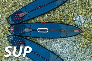 SUP paddle board or stand and paddle board in watersports shop